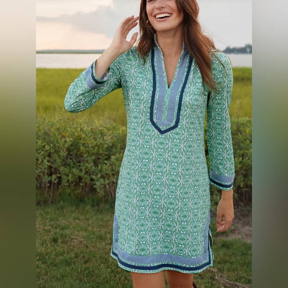 Cabana Life Other - Cabana Life Hudson Tunic Mini Dress/Cover-up Sz Medium UPF 50 NWT